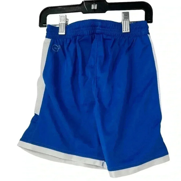 PUMA SHORTS BOYS SMALL BORUSSIA YOUTH ROYAL BLUE WHITE BASKETBALL ATHLETIC - Picture 2 of 7
